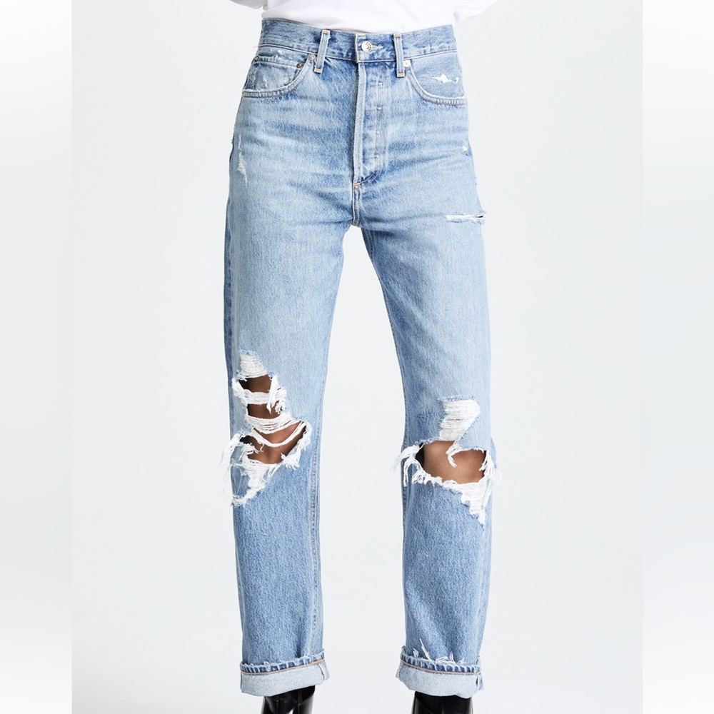 AGOLDE 90s Mid Rise Straight Fit Jeans